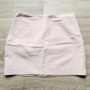 Express Light Pink Mini Skirt Womens 8 Cotton Casual